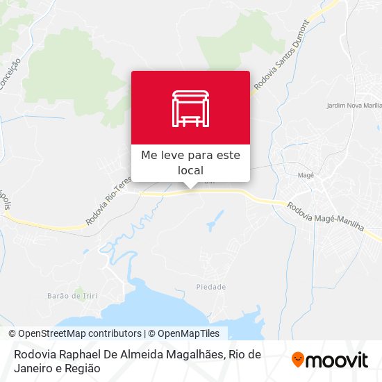 Rodovia Raphael De Almeida Magalhães mapa