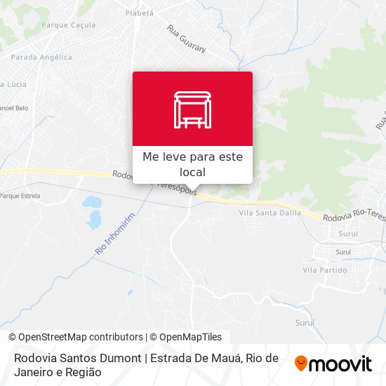 Rodovia Santos Dumont | Estrada De Mauá mapa