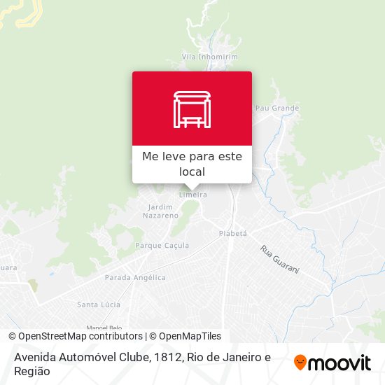 Avenida Automóvel Clube, 1812 mapa