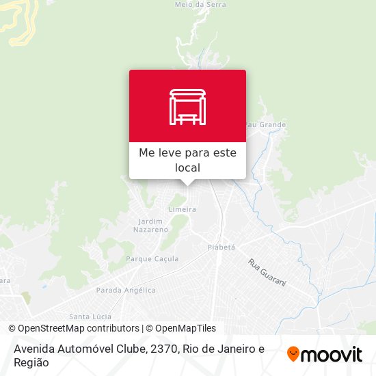 Avenida Automóvel Clube, 2370 mapa