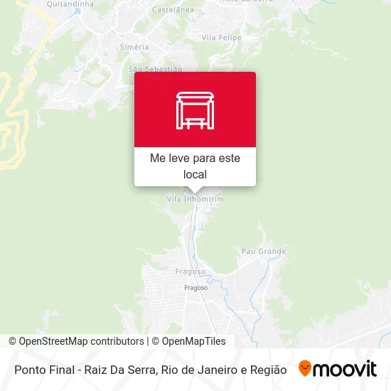 Ponto Final - Raiz Da Serra mapa
