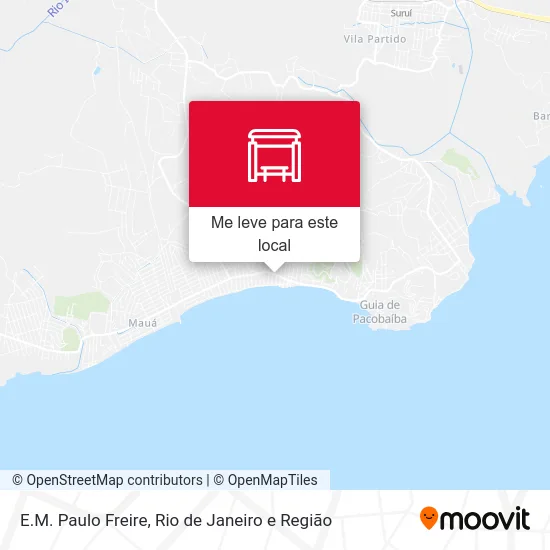 E.M. Paulo Freire mapa