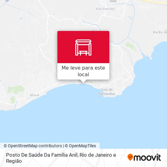 Posto De Saúde Da Família Anil mapa