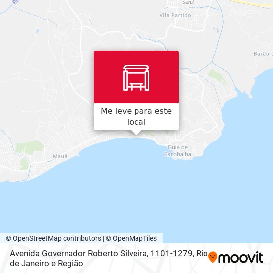 Avenida Governador Roberto Silveira, 1101-1279 mapa