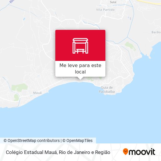 Colégio Estadual Mauá mapa