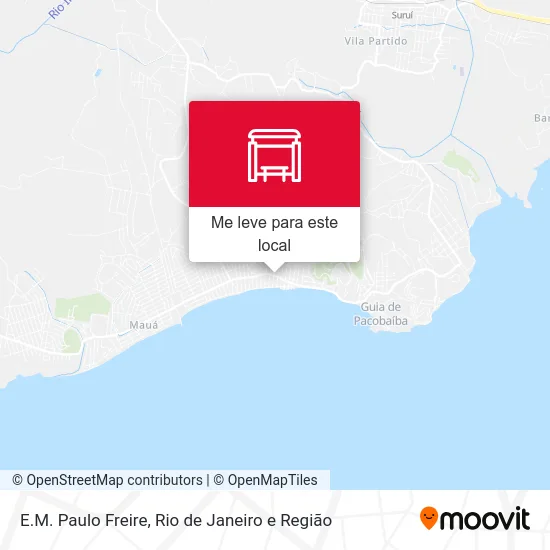 E.M. Paulo Freire mapa