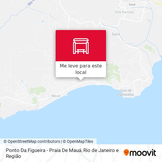 Ponto Da Figueira - Praia De Mauá mapa