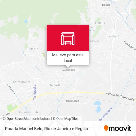 Parada Manoel Belo mapa