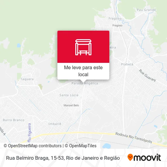 Rua Belmiro Braga, 15-53 mapa