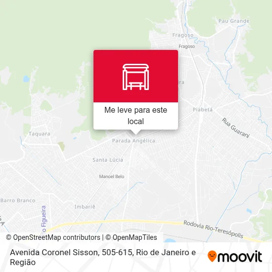 Avenida Coronel Sisson, 505-615 mapa