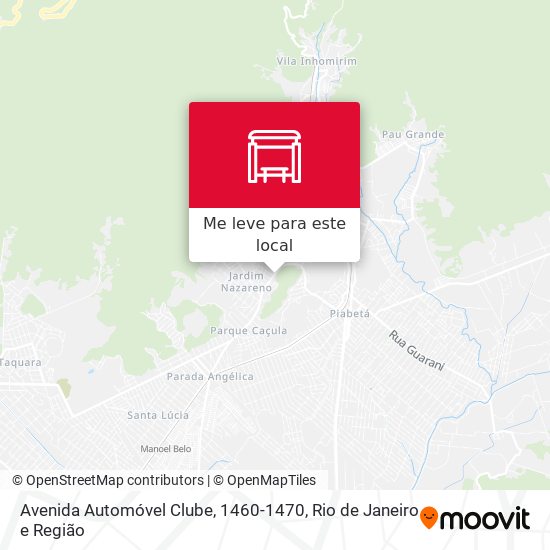 Avenida Automóvel Clube, 1460-1470 mapa