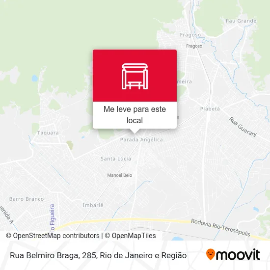 Rua Belmiro Braga, 285 mapa