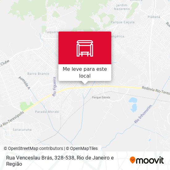 Rua Venceslau Brás, 328-538 mapa