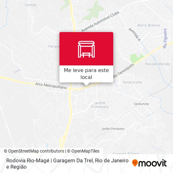 Rodovia Rio-Magé | Garagem Da Trel mapa