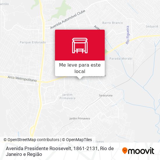 Avenida Presidente Roosevelt, 1861-2131 mapa