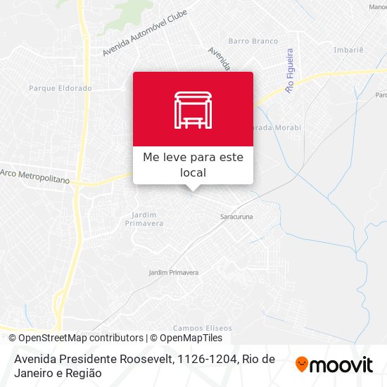 Avenida Presidente Roosevelt, 1126-1204 mapa