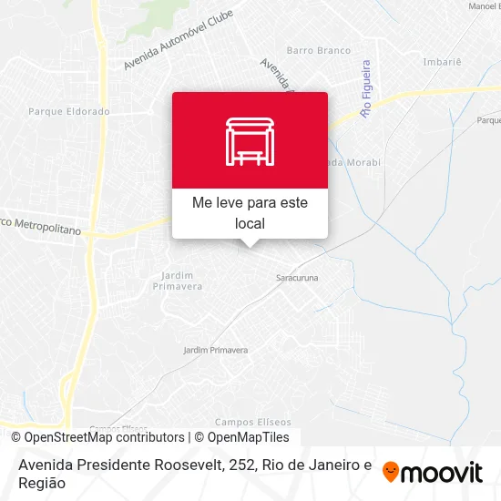 Avenida Presidente Roosevelt, 252 mapa