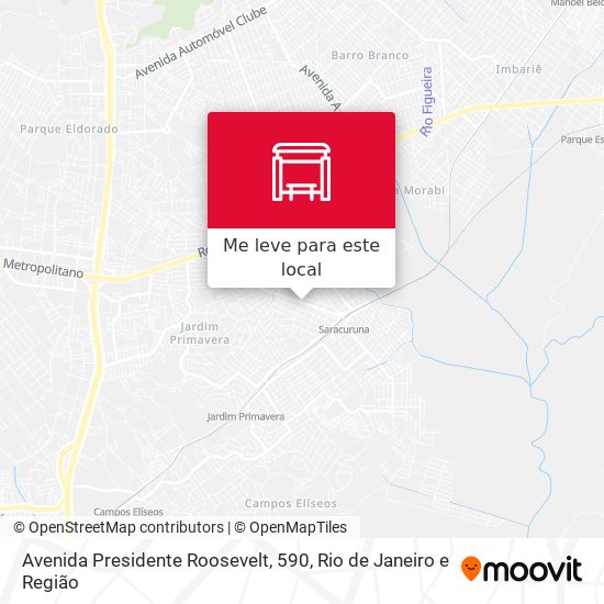 Avenida Presidente Roosevelt, 590 mapa