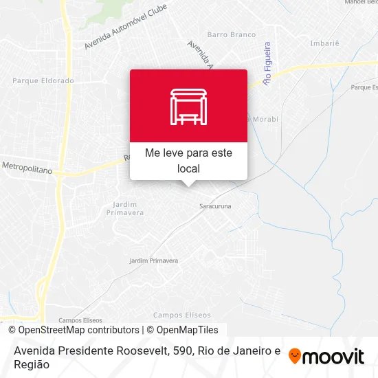 Avenida Presidente Roosevelt, 590 mapa