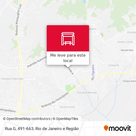 Rua G, 491-663 mapa