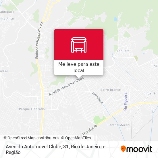 Avenida Automóvel Clube, 31 mapa