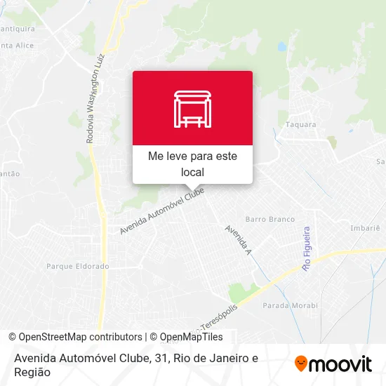Avenida Automóvel Clube, 31 mapa