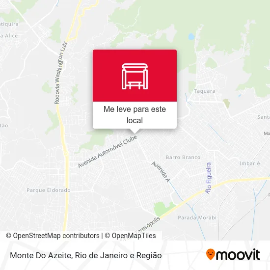 Monte Do Azeite mapa