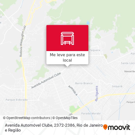 Avenida Automóvel Clube, 2372-2386 mapa