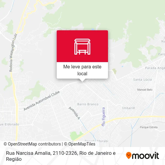 Rua Narcisa Amalia, 2110-2326 mapa