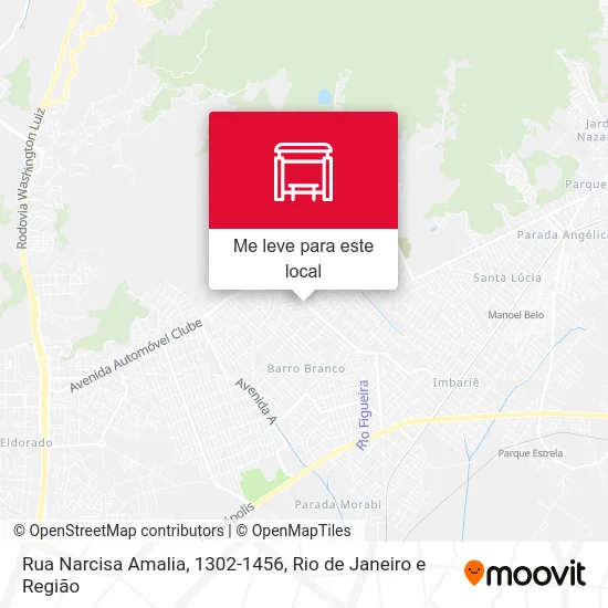 Rua Narcisa Amalia, 1302-1456 mapa