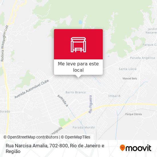 Rua Narcisa Amalia, 702-800 mapa