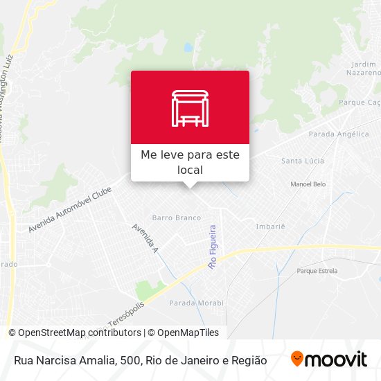 Rua Narcisa Amalia, 500 mapa