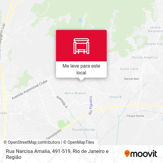 Rua Narcisa Amalia, 491-519 mapa