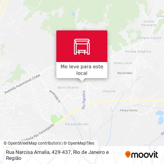 Rua Narcisa Amalia, 429-437 mapa