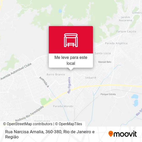 Rua Narcisa Amalia, 360-380 mapa