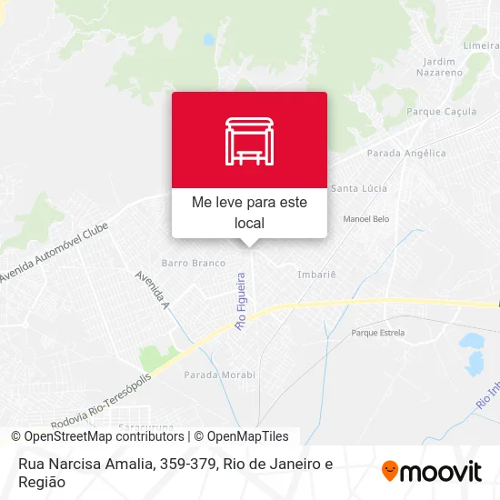 Rua Narcisa Amalia, 359-379 mapa