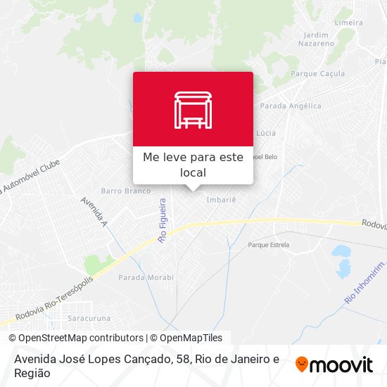 Avenida José Lopes Cançado, 58 mapa