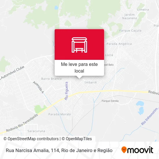 Rua Narcisa Amalia, 114 mapa