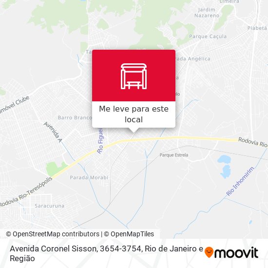 Avenida Coronel Sisson, 3654-3754 mapa