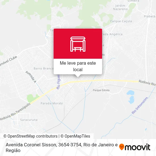 Avenida Coronel Sisson, 3654-3754 mapa