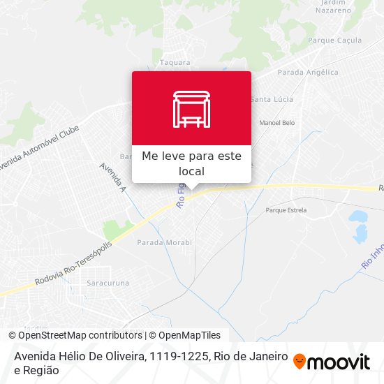 Avenida Hélio De Oliveira, 1119-1225 mapa