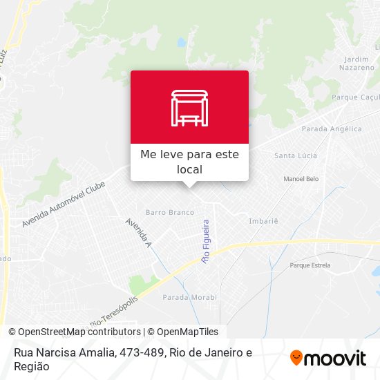 Rua Narcisa Amalia, 473-489 mapa