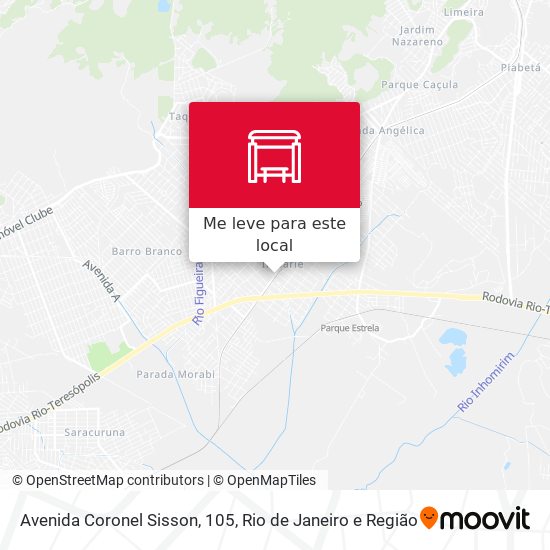 Avenida Coronel Sisson, 105 mapa
