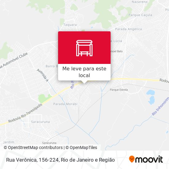 Rua Verônica, 156-224 mapa