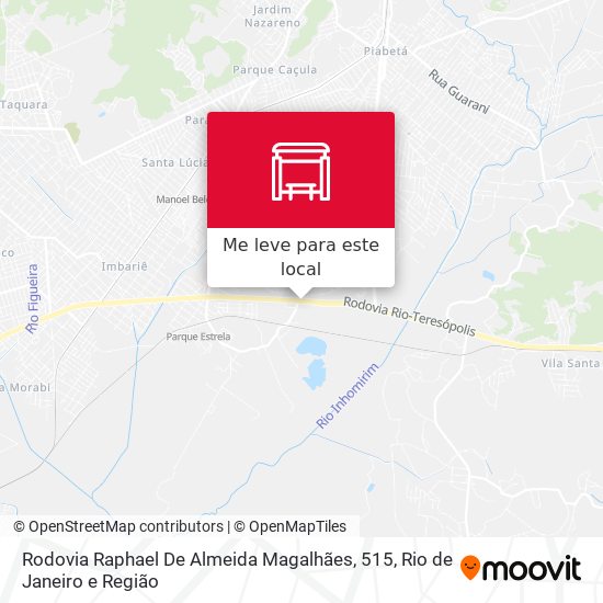 Rodovia Raphael De Almeida Magalhães, 515 mapa