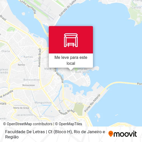 Faculdade De Letras | Ct (Bloco H) mapa