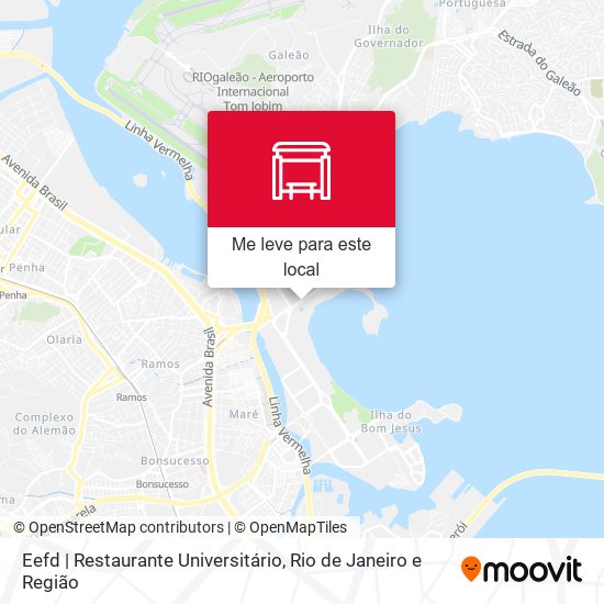 Eefd | Restaurante Universitário mapa