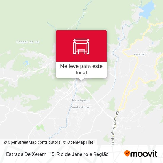 Estrada De Xerém, 15 mapa