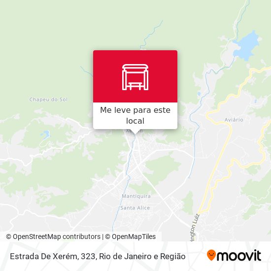 Estrada De Xerém, 323 mapa