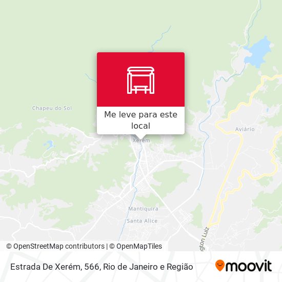 Estrada De Xerém, 566 mapa
